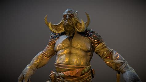 gow troll fan art  model  alitocarioca bbd sketchfab