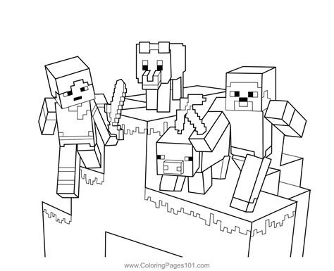 printable minecraft coloring pages  kids minecraft coloring