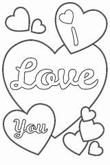 Heart Coloring Pages Valentine sketch template