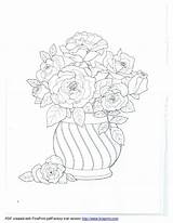 Dover Kleurplaten Bouquets Bloemen sketch template