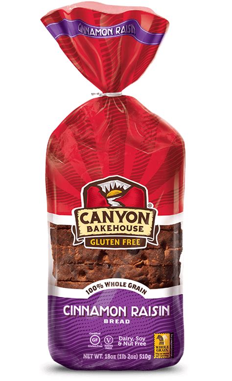 Canyon BakehouseÂ® Gluten Free 100% Whole Grain Cinnamon