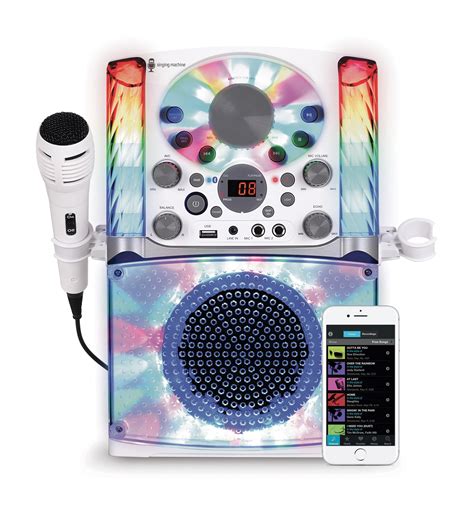 singing machine smlbtw bluetooth cdg karaoke system  ebay