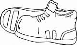 Pages Coloring Shoes Popular sketch template
