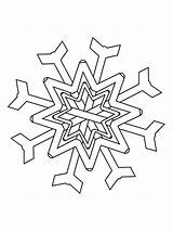 Snowflake sketch template