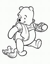 Pooh Coloring Pages Winnie Winter He Color Quotes Always Collection sketch template