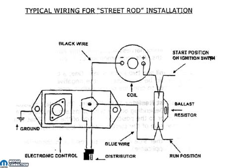 dodge challenger wiring diagram  electronic distributor wiring diagram