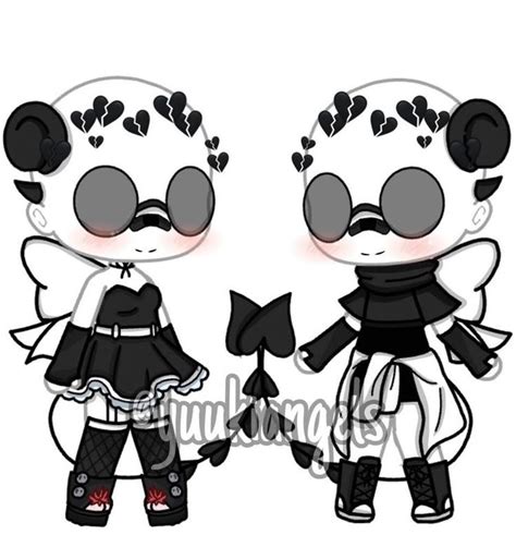pin  galaxyclaw   gacha life outfit ideas demon outfit bad girl outfits