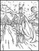 Loki Asgard Cetro Ausmalbilder sketch template