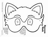 Mask Raccoon Template Pattern Coloring Teachables Scholastic sketch template
