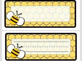bee theme  plates teaching resources