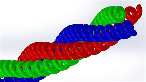 triple coiled coil  solidworks  cad youtube