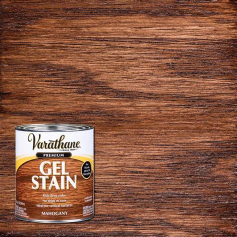 varathane  qt mahogany wood interior gel stain  pack