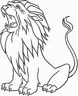 Coloring Lion Pages Lions Little Popular sketch template