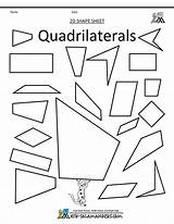 Quadrilaterals Identify Geometry Sponsored Mathematics Salamanders sketch template