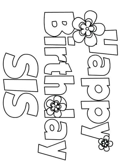 happy birthday coloring pages  print  getcoloringscom