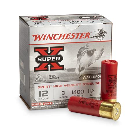 Winchester Super X 12 Gauge 3 1 1 4 Oz Waterfowl High Velocity