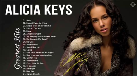 alicia keys greatest hits top  alicia keys  songs playlist