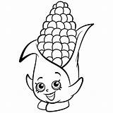 Corn sketch template