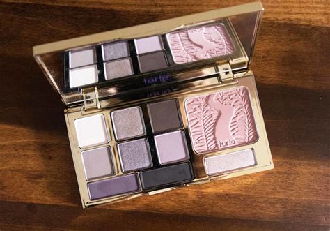 tarte energy noir eye and cheek palette review swatches jessoshii
