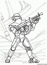 Coloring Spaceguard Costume Pages sketch template