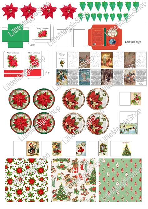 printable christmas template plates book greeting cards etsy