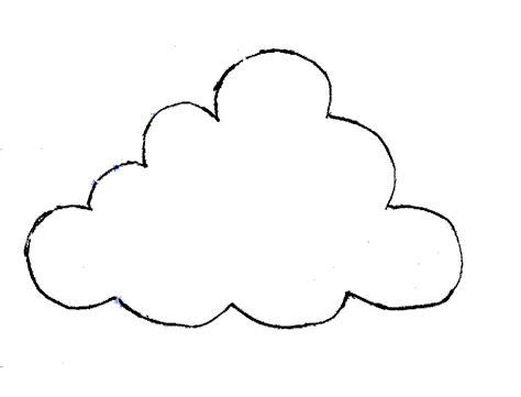 printable cloud template clipartsco