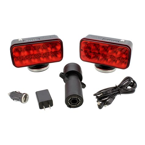 abn wireless tow lights rechargeable car towing lights led trailer light kit walmartcom