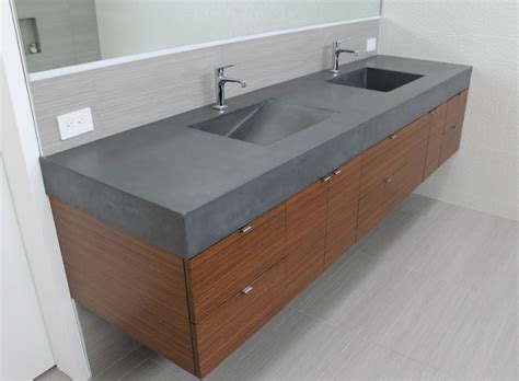 Concrete Countertops By 5 Feet From The Moon Concrete Vanity
