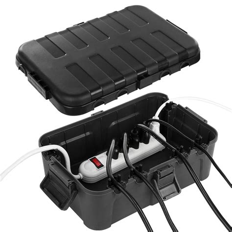 buy flemoon large outdoor electrical box       ip waterproof extension cord