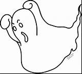 Ghost Coloring Pages Happy Halloween Scary Cute Very Color Getcolorings Printable Print Comments sketch template