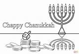 Chanukah Hanukkah Chappy sketch template