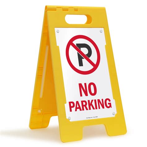 temporary  parking signs  shipping