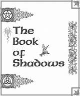 Shadows Sandgroan Wiccan Bos Grimoire Pagan Myo Witches sketch template
