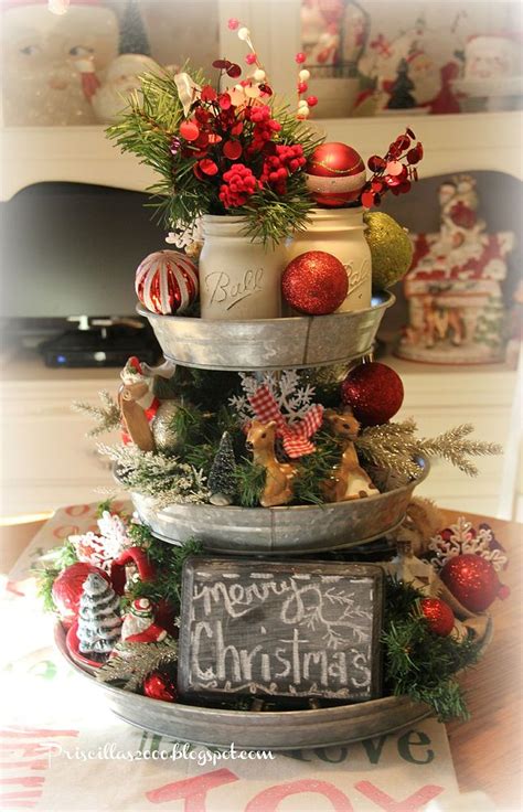 hometalk     galvanized tiered tray christmas