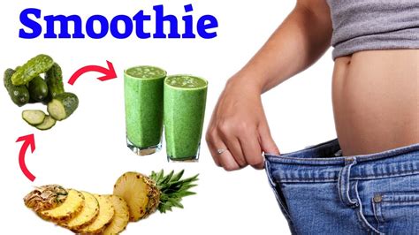 Cucumber And Pineapple Smoothie For Weight Loss