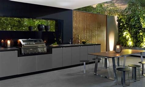 cooking fresh  easy  modern outdoor kitchens