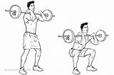 Barbell sketch template
