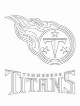 Titans Nfl Logo Tennessee Coloring sketch template