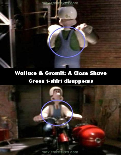 wallace and gromit a close shave 1995 movie mistakes goofs and bloopers