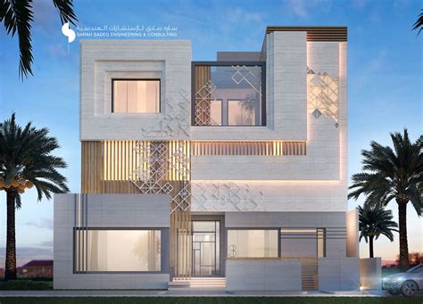 private villa kuwait    sarah sadeq architects house architecture design  storey