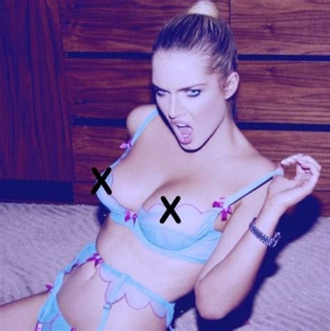 Helen Flanagan Dons Suspenders And Flashes Nipples In Racy Twitter Snap