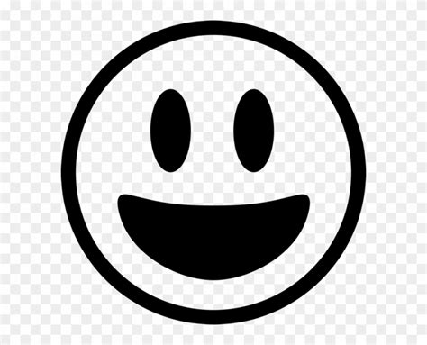 black smiley face emoticon smiling emoji black  white