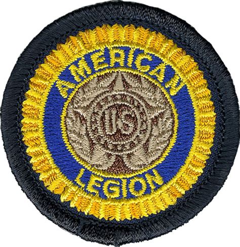 embroidered american legion emblem patch american legion flag emblem