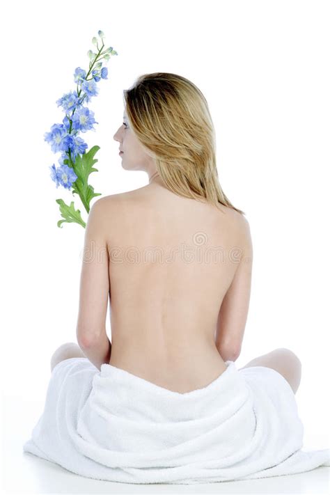 woman with naked shoulder stock image image of make