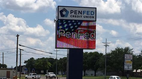 penfed credit union texas custom signs