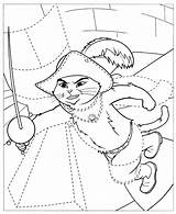 Boots Puss Coloring Pages sketch template