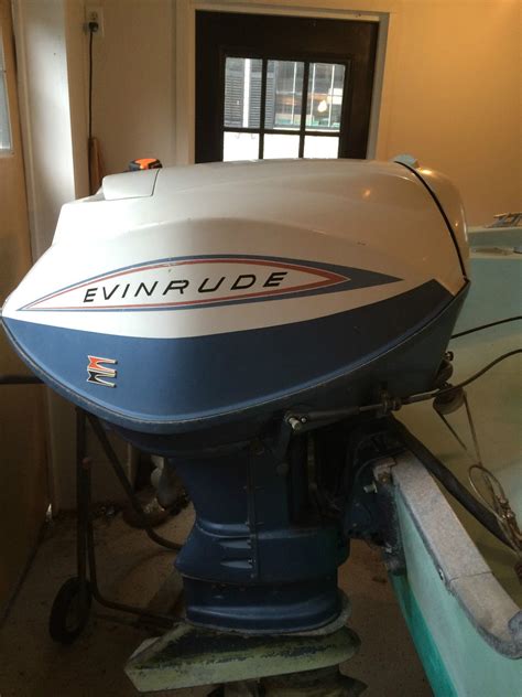 evinrude  hp sportfour outboard motor  sale   boats  usacom