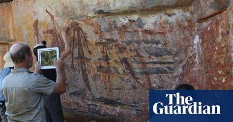 indigenous rock art in remote western australia in pictures