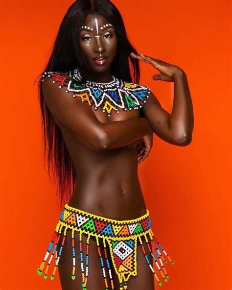 Zulu Beaded Esemble Set Africa Fashion Zulu Women Beautiful African