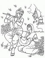 Krishna Coloring Janmashtami Pages Shri Kids Printable Colouring Drawing Activities Radha Tree Kid Desire Outline Iskcon Sketches Familyholiday Gif Garden sketch template